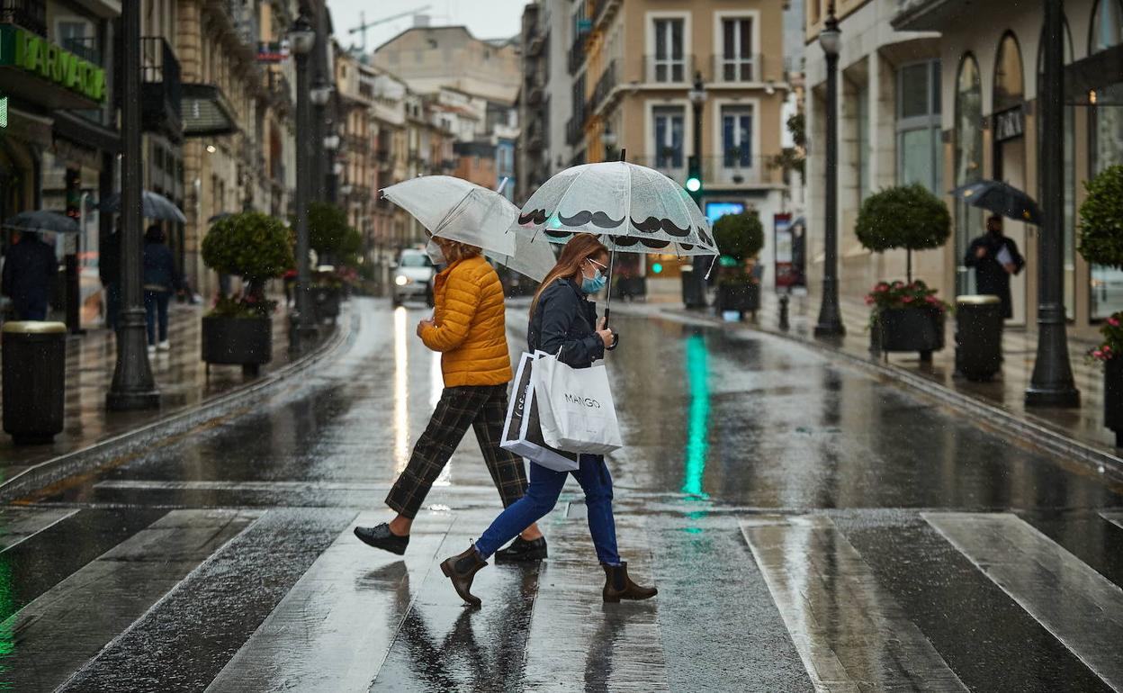Lluvia en Andalucía.