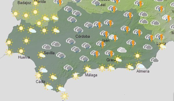 Cielos en Andalucía