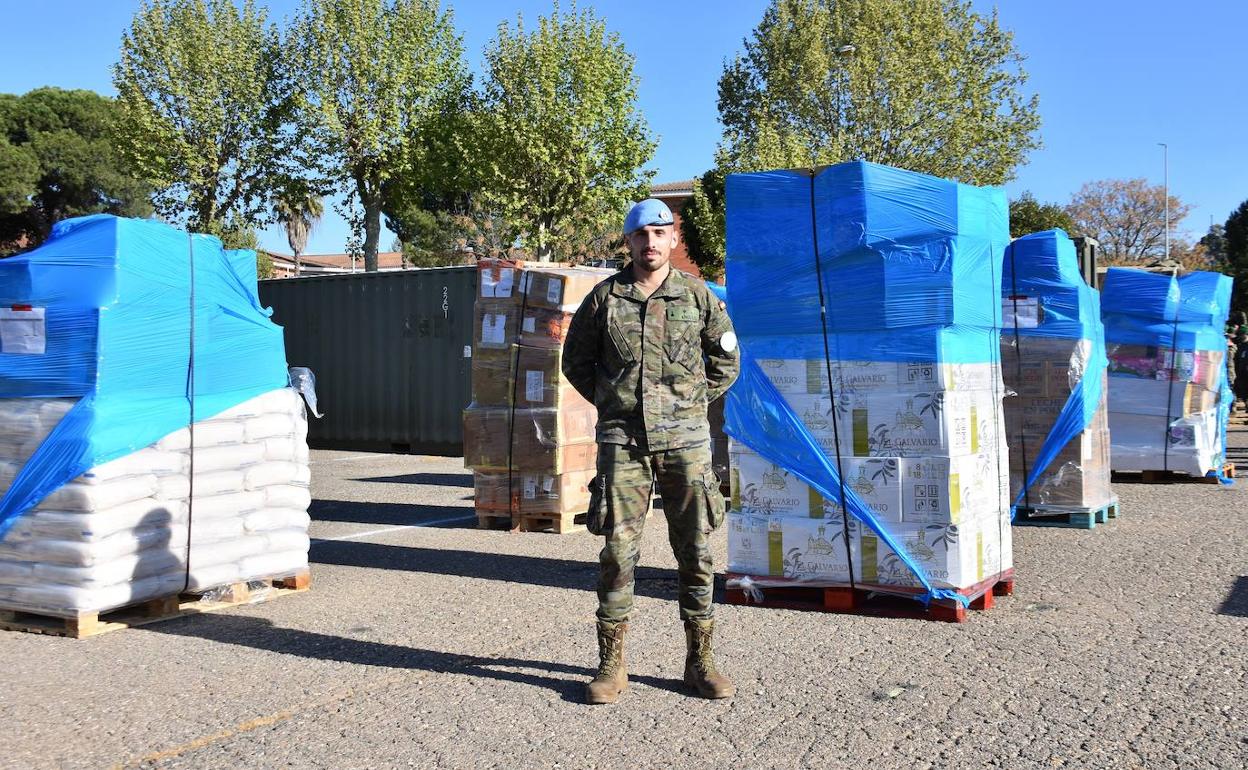 El teniente Alberto Angulo, natural de Churriana, viajará a Líbano el próximo 6 de mayo.