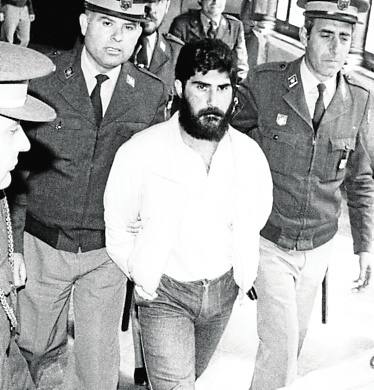 Antonio Maya Martos 'El Marce',tras ser detenido. 