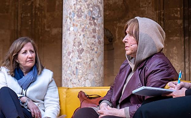 Remedios Sánchez y Svetlana Aleksiévich.