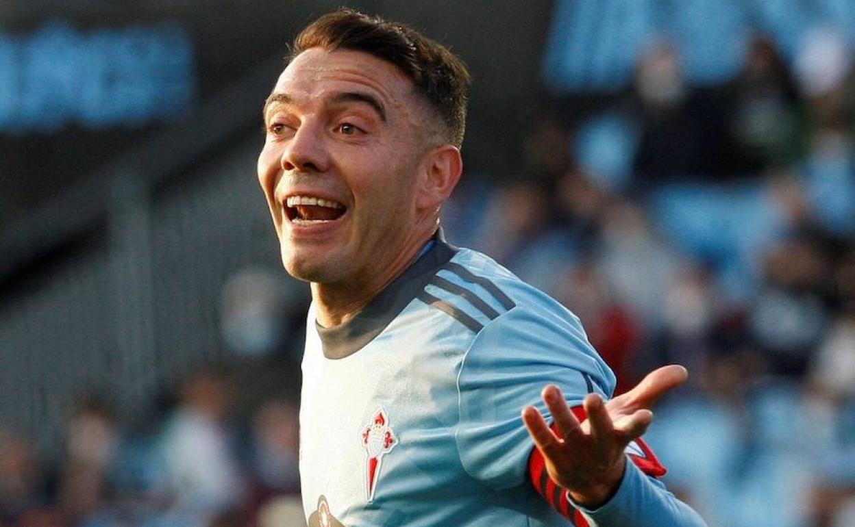 Iago Aspas, en un partido. 