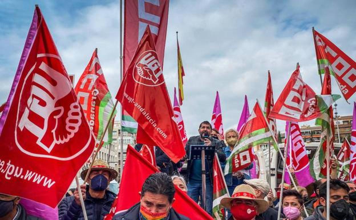 Imagen de archivo d euna manifestación en Granada. 