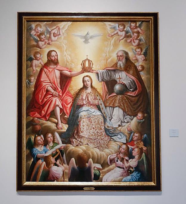 'Coronación de la Virgen', de Sánchez Cotán, una de las obras de 'Inéditos' que se queda en la colección permanente. 