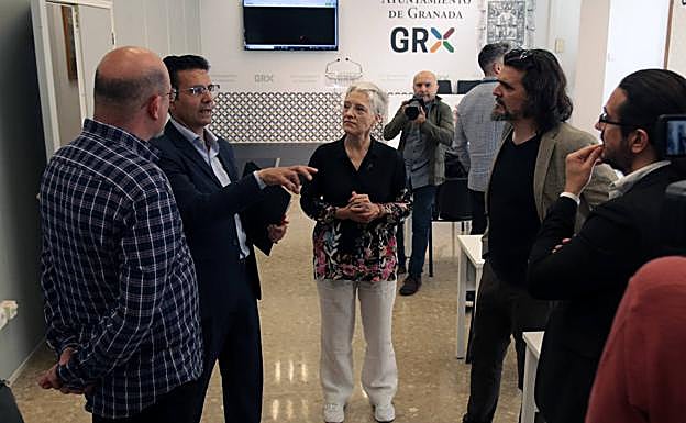 Cuenca, charlando con el equipo de 'Territorio Gravedad'. 