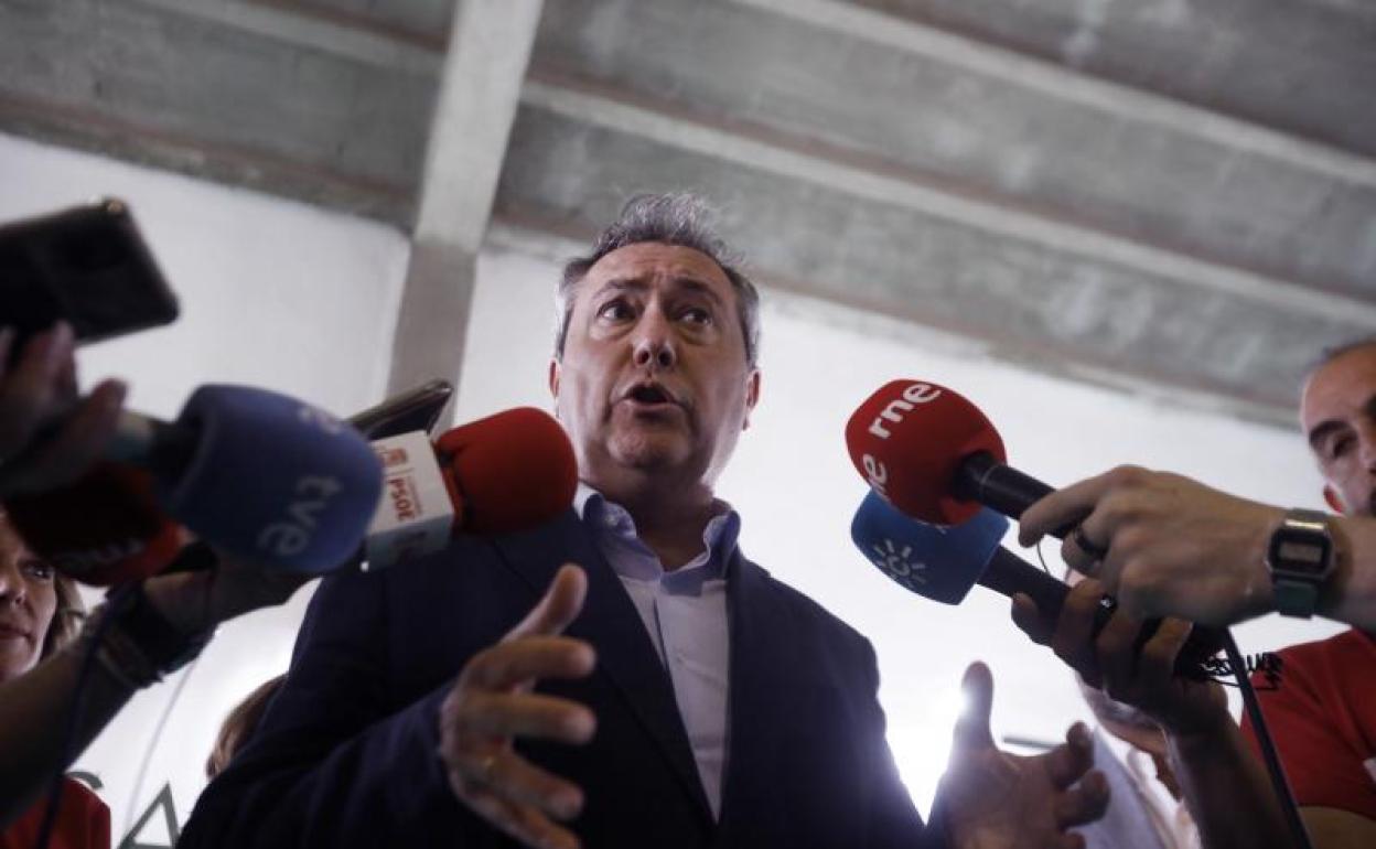 El secretario general del PSOE-A, Juan Espadas.