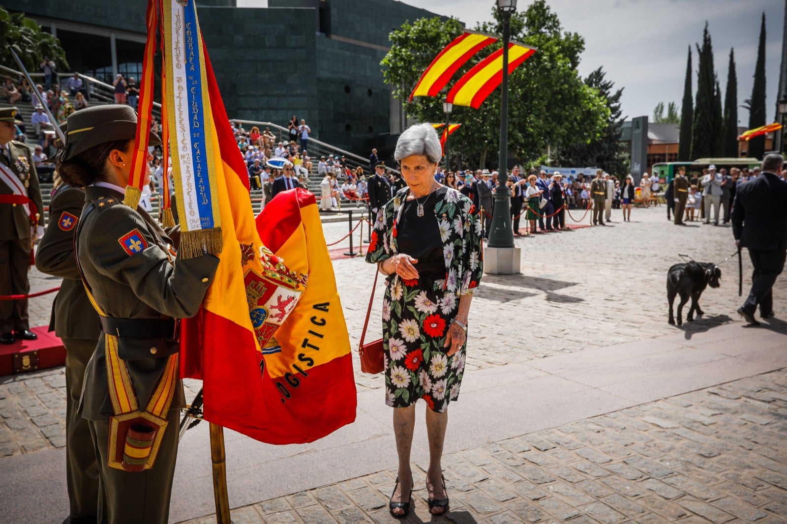 Más de 300 granadinos han llevado a cabo el juramento en la explanada del Palacio de Congresos.