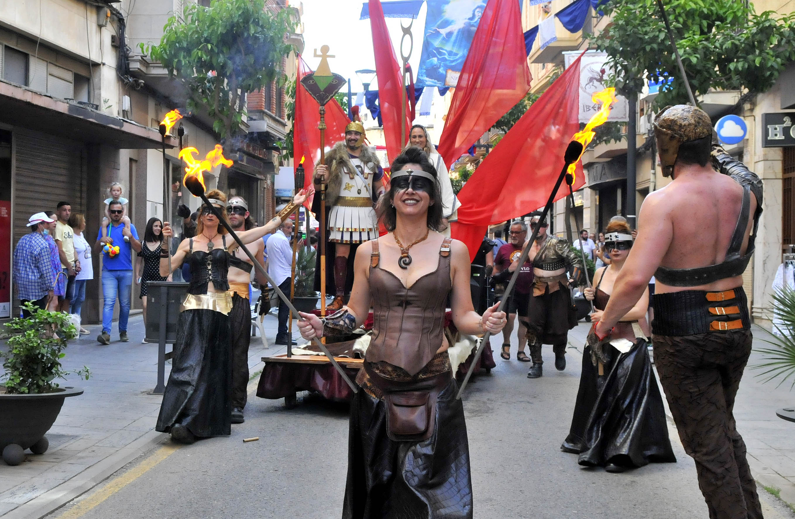 Linares lo pasa en grande con sus fiestas romanas.