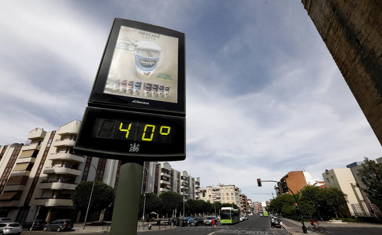 Termómetro urbano.