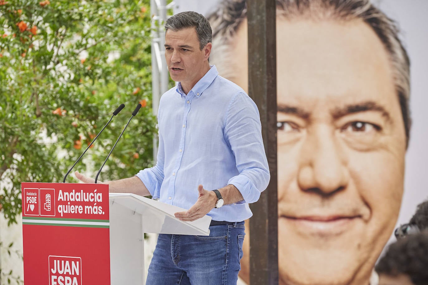 Pedro Sánchez ha visitado la ciudad este domingo para participar en un acto del PSOE.