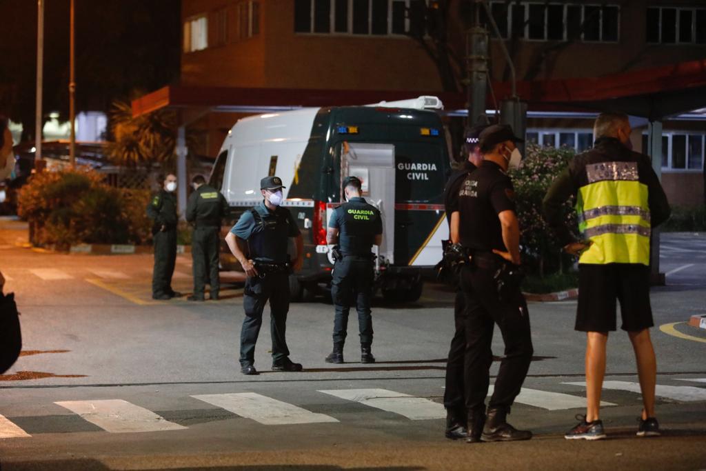 Así ha quedado la zona tras el suceso ocurrido en la noche de este jueves