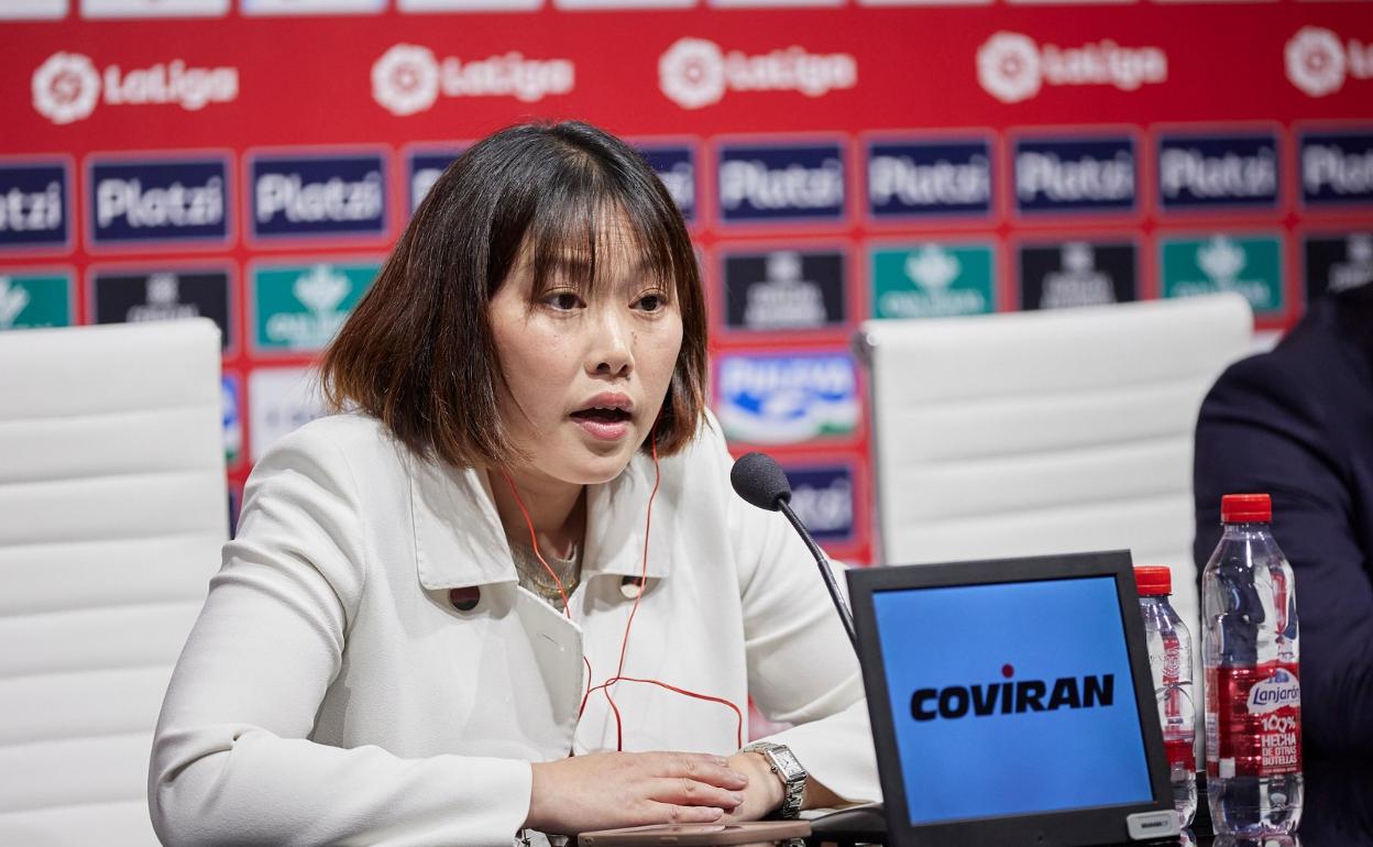 La consejera Sophia Yang. 