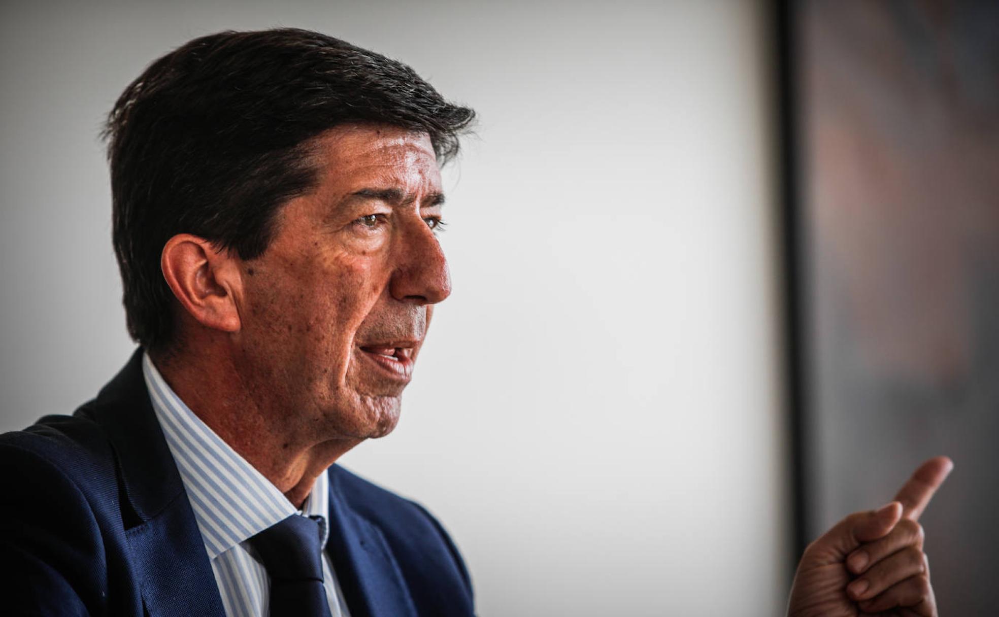 Juan Marín ofrece la reedición del pacto con el PP. 