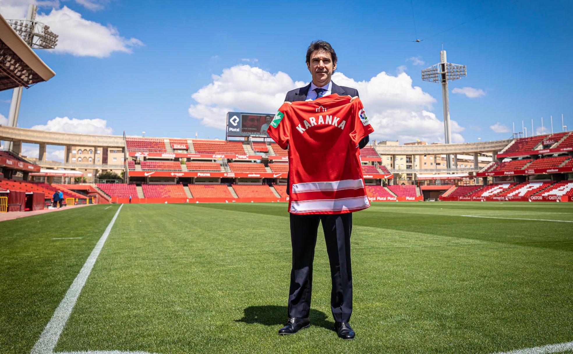 Aitor Karanka, durante su presentación el pasado mes de abril. 