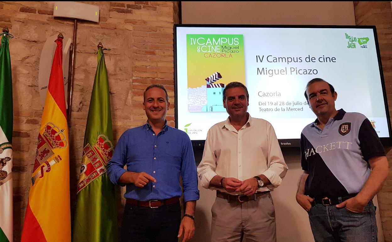 Antonio José Rodríguez, Ángel Vera y Enrique Iznaola. 