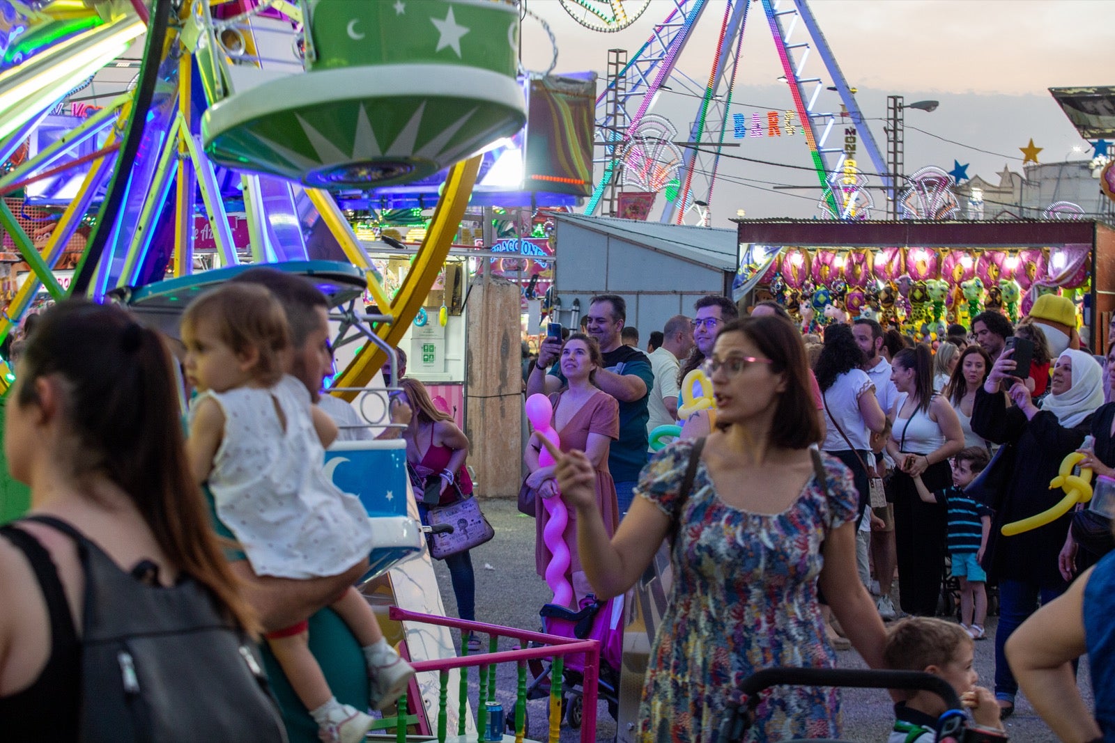 Fotos: El día de los columpios en la Feria del Corpus