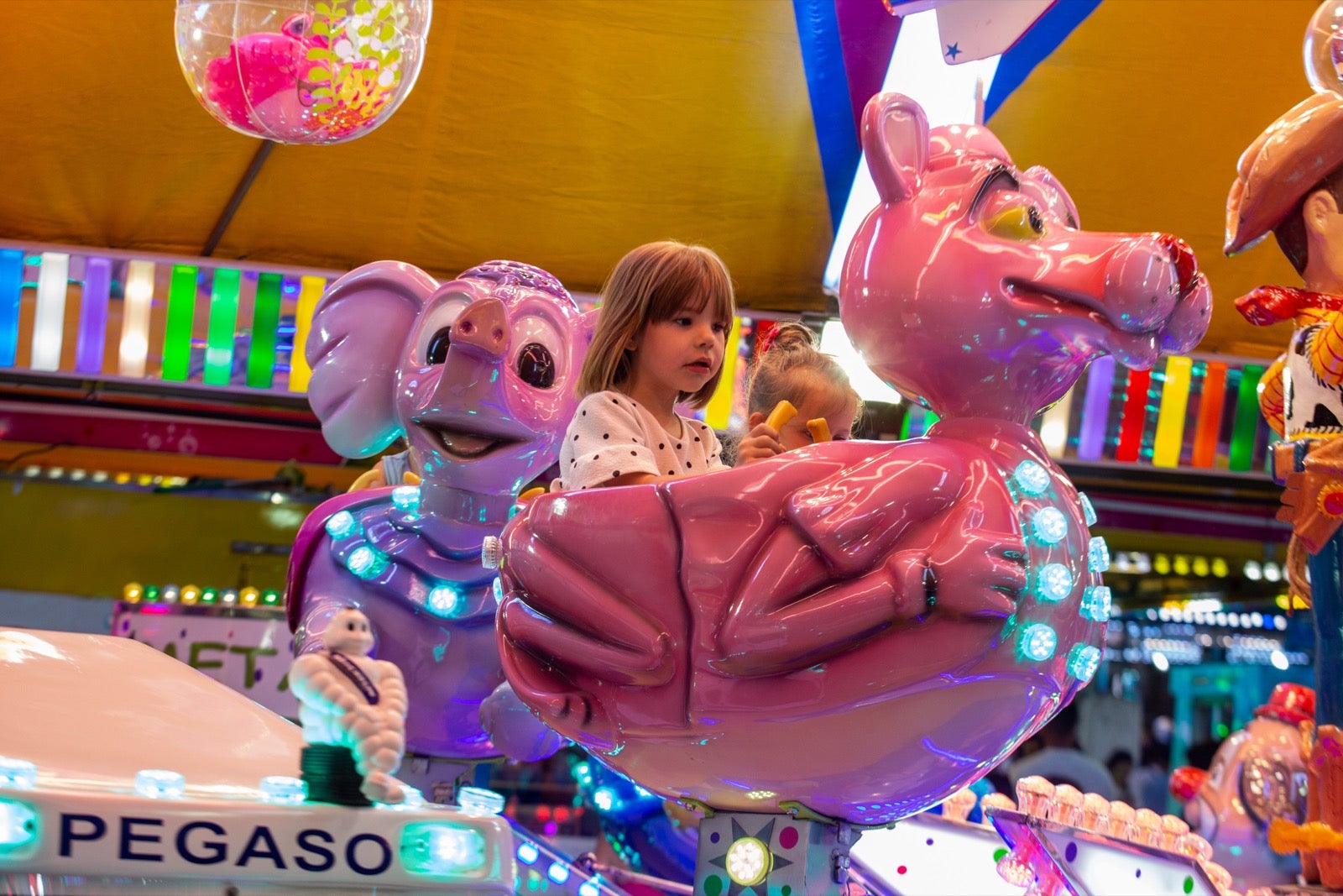 Fotos: El día de los columpios en la Feria del Corpus