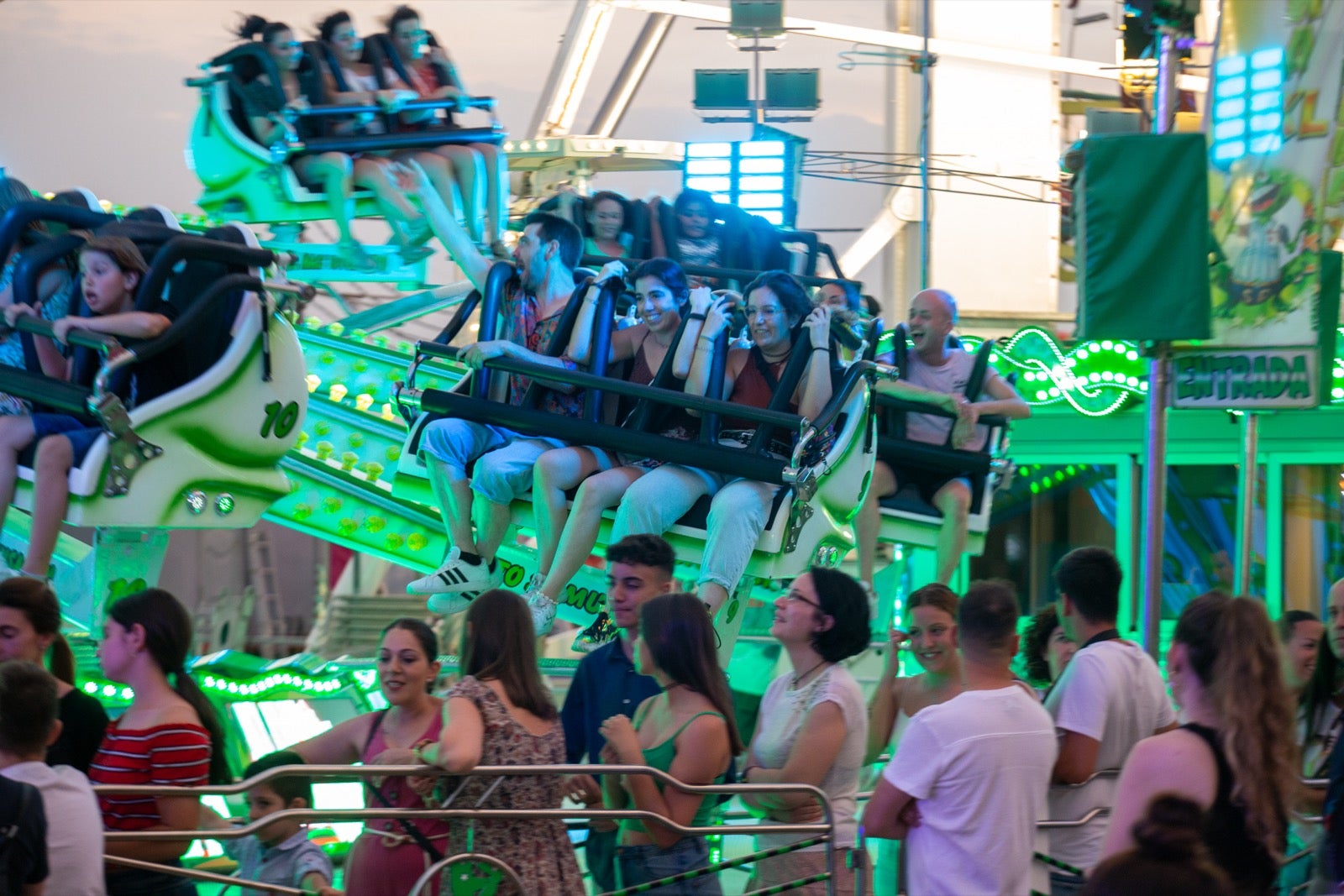 Fotos: El día de los columpios en la Feria del Corpus