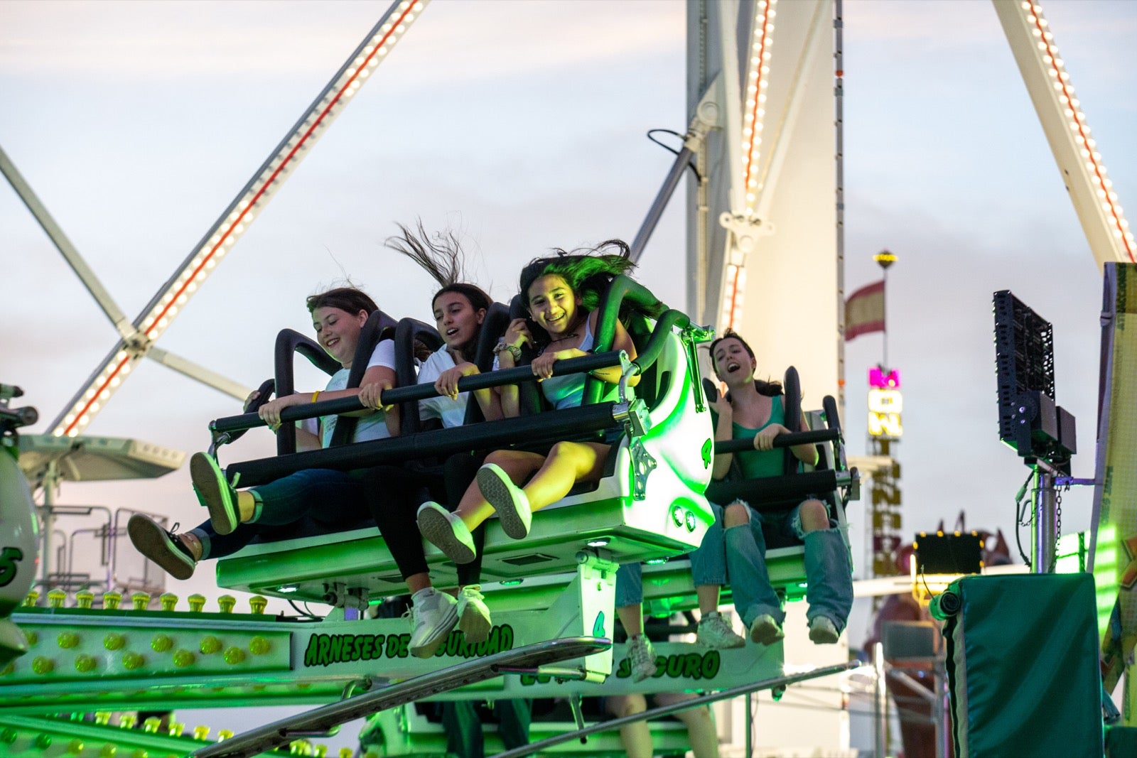 Fotos: El día de los columpios en la Feria del Corpus