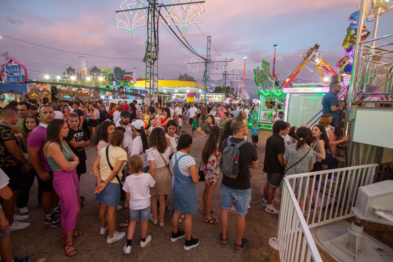 Fotos: El día de los columpios en la Feria del Corpus