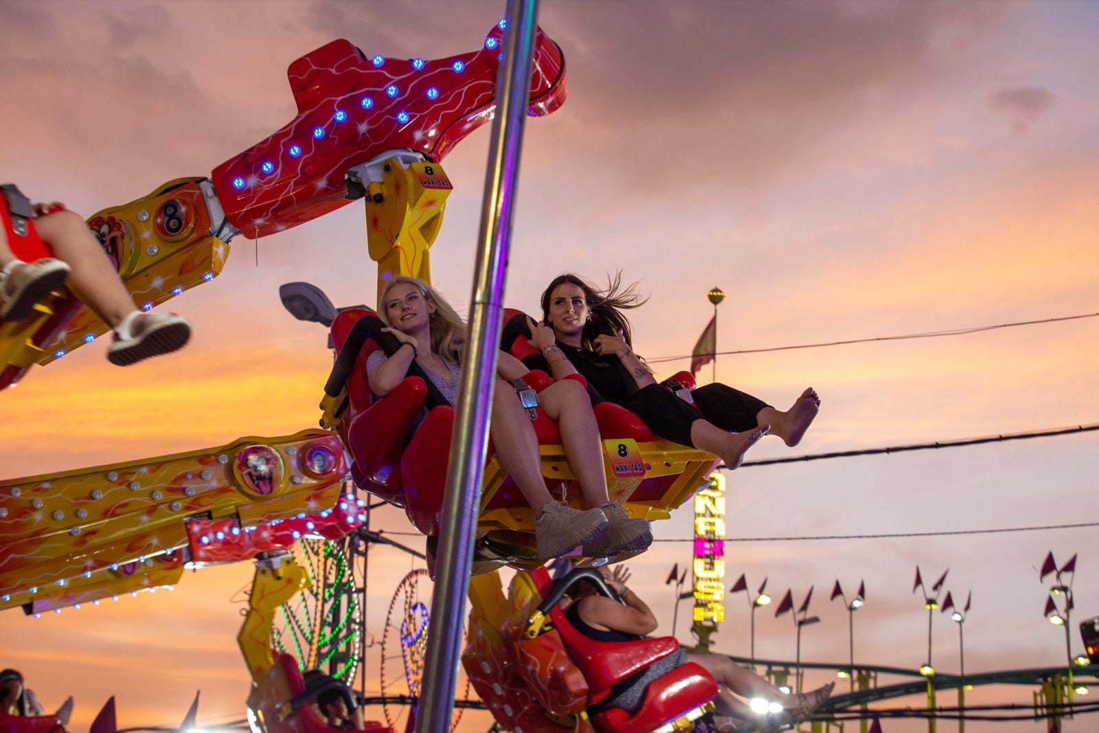 Fotos: El día de los columpios en la Feria del Corpus