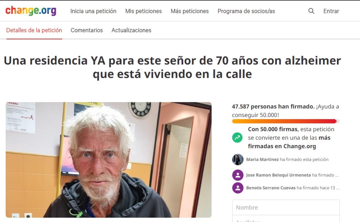 La historia completa del anciano alemán sin hogar de Granada que sacude las redes sociales