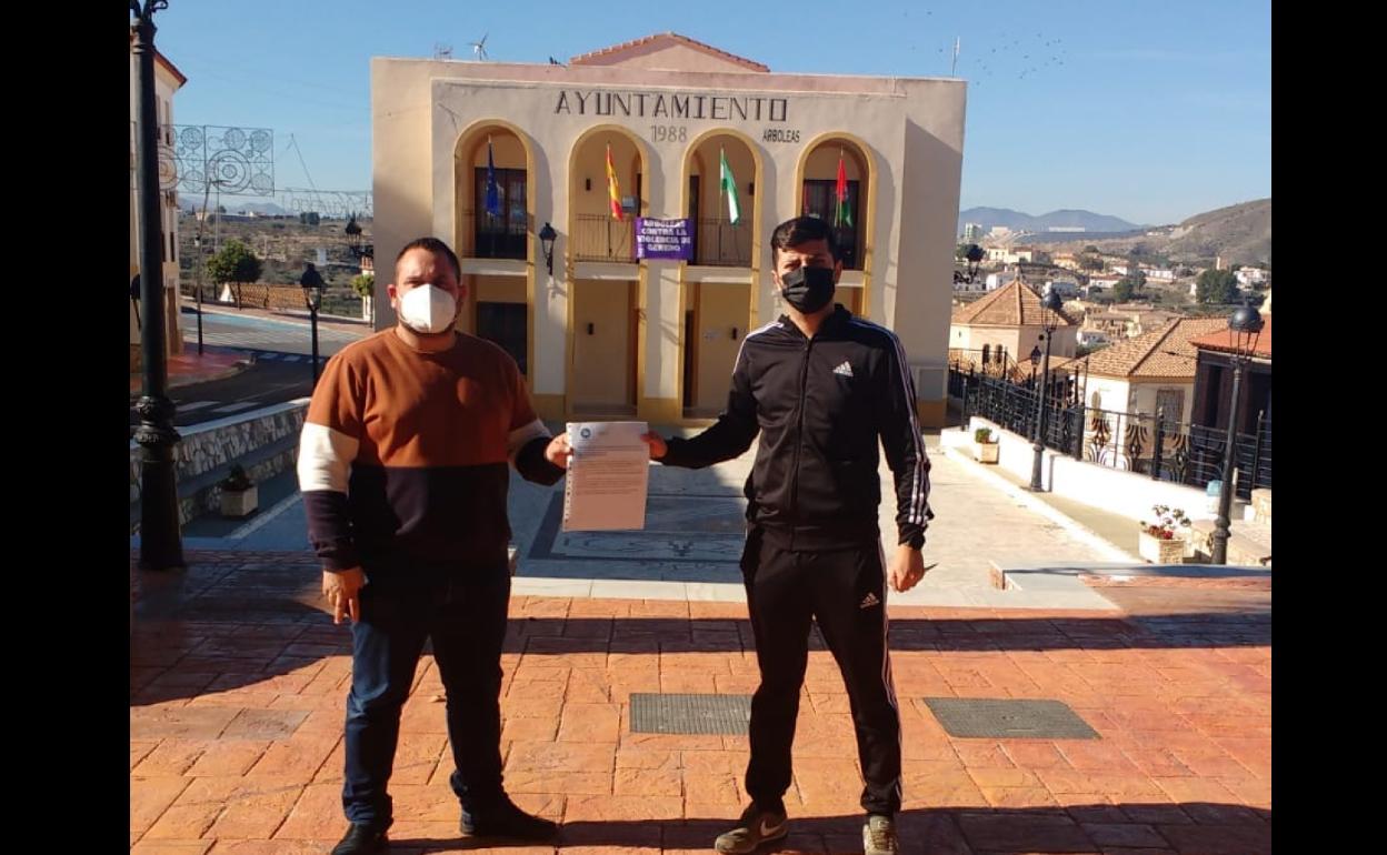 Concejales del PP de Arboleas.