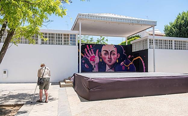 Mural en homenaje al cante jondo