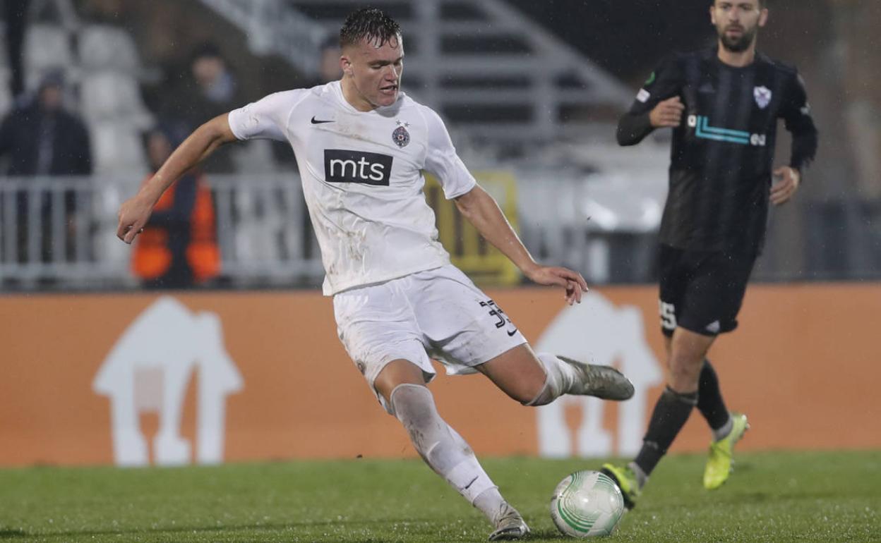 Marko Milovanovic, un futbolista con futuro prometedor por el que puja la UDAlmería. 