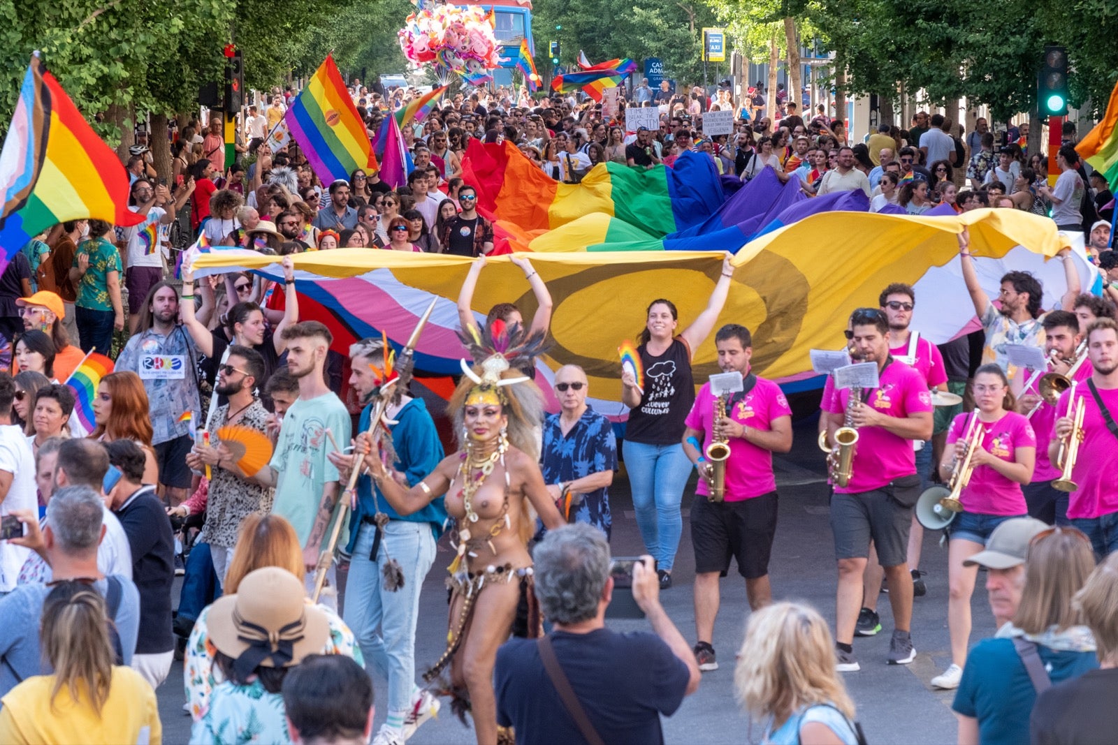 Celebración del Día del Orgullo Gay en Granada