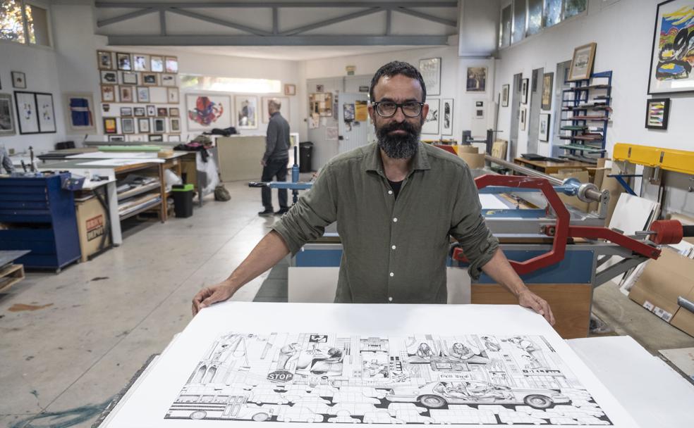 El granadino Sergio García, Premio Nacional de Ilustración 2022