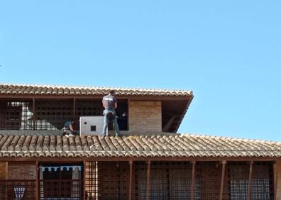 Imagen secundaria 1 - Lorca y Taracea, en el nido del Hospital de San Rafael. 