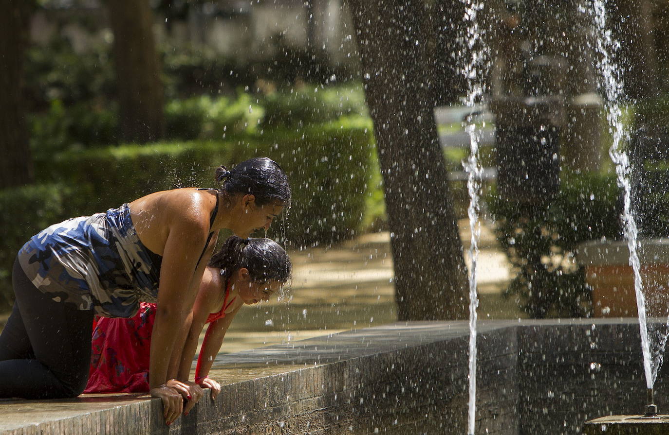 Episodios de mucho calor en Andalucía. 