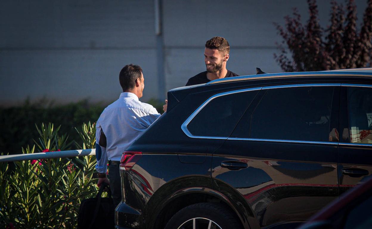 Domingos Duarte, este lunes por la mañana. 