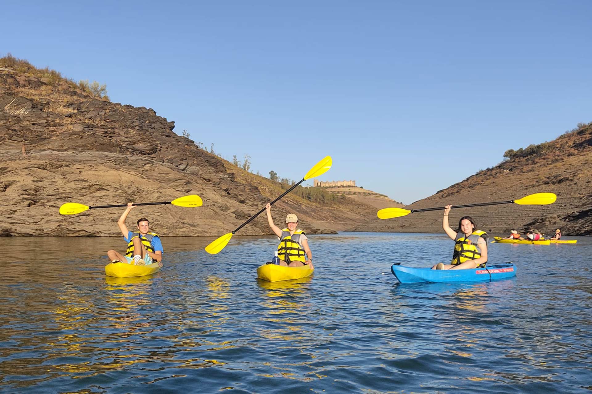 Deportes acuáticos en el Embalse del Rumblar. 