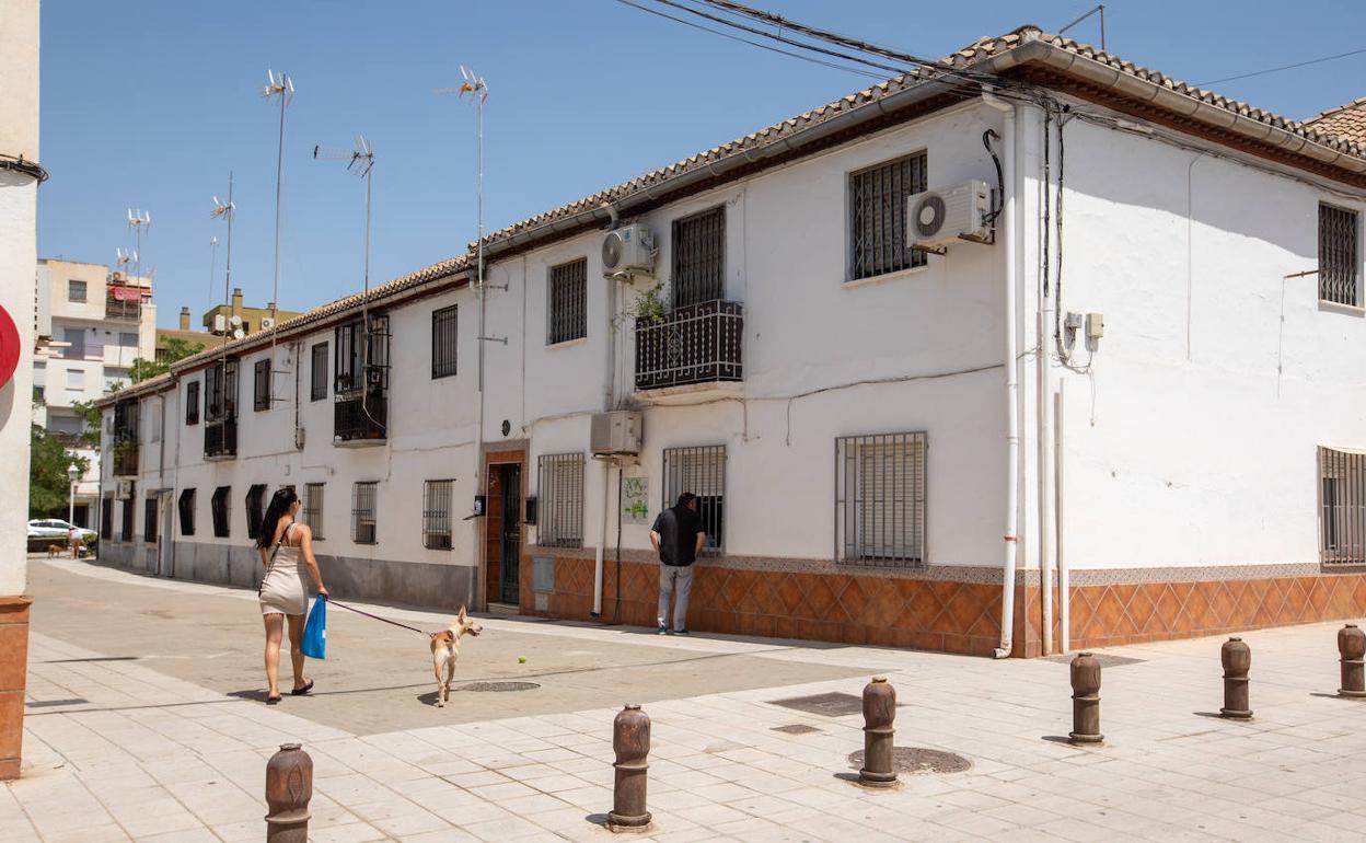 Calle San Cristóbal de la Chana donde ocurrió la agresión