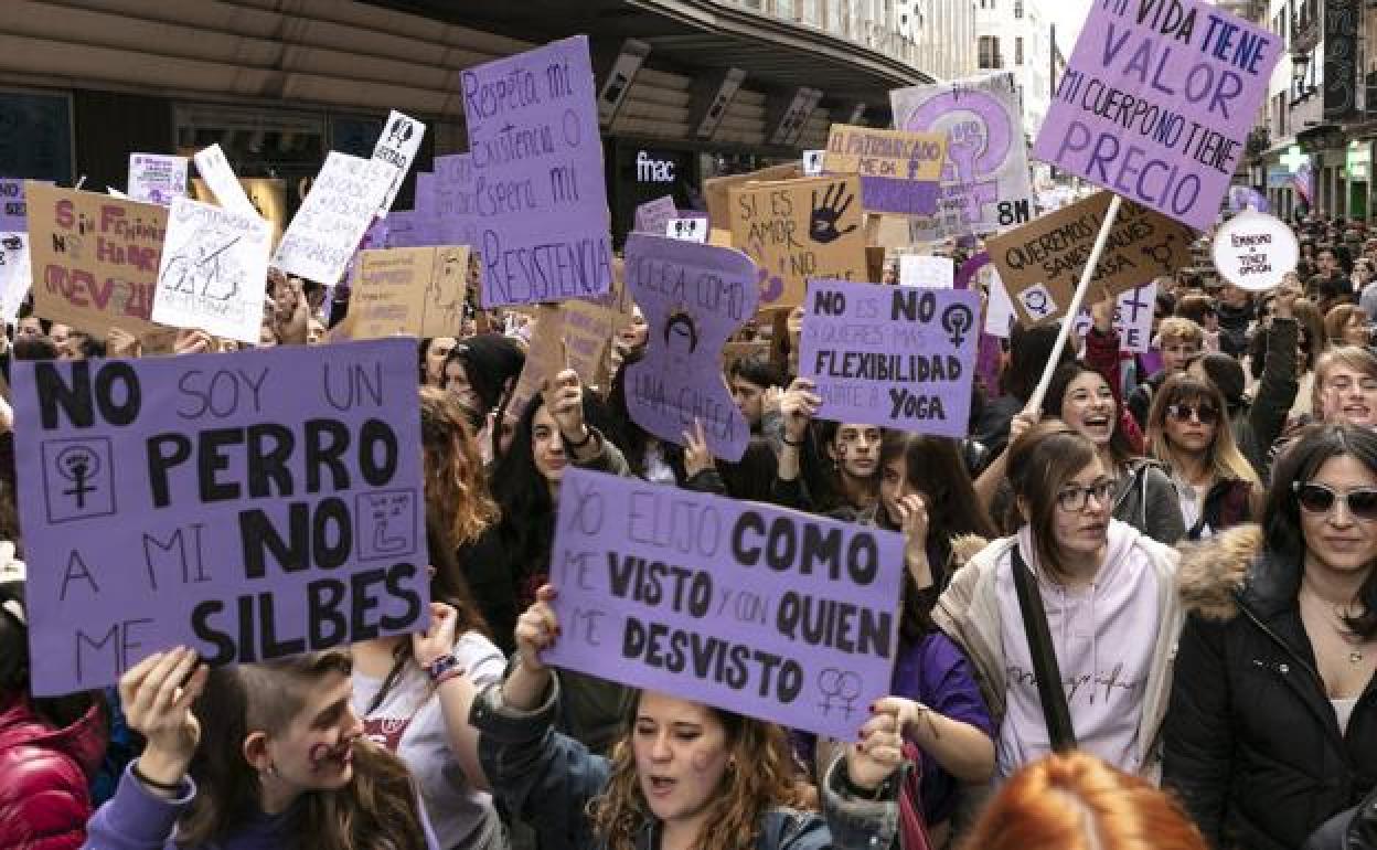 Una manifestación del 'sí es sí'. 