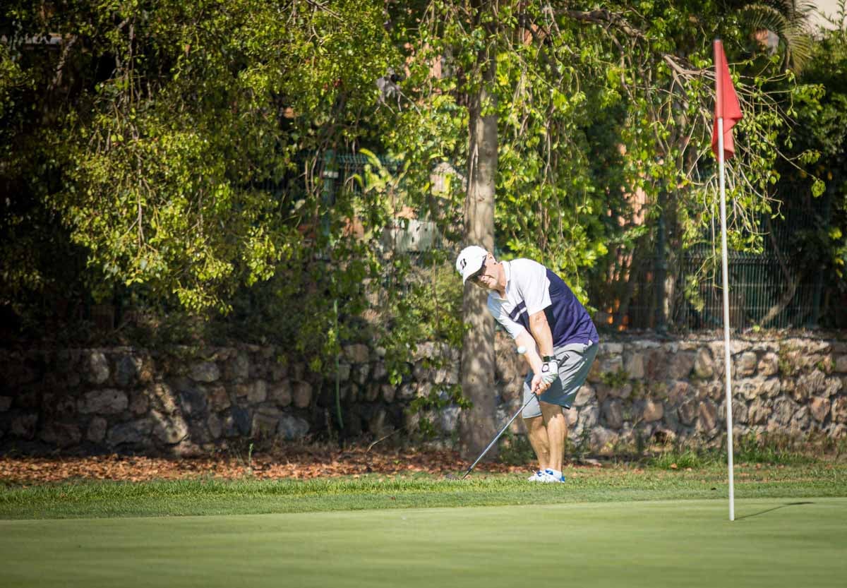 José Luis Martínez-Almeida, alcalde de Madrid, ganó la prueba combinada del Trofeo Ciudad de Madrid de golf que organiza el club Motril Playa Granada en agradecimiento a su socios madrileños en Los Moriscos