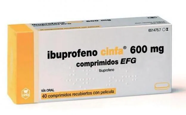 Efecto del ibuprofeno.