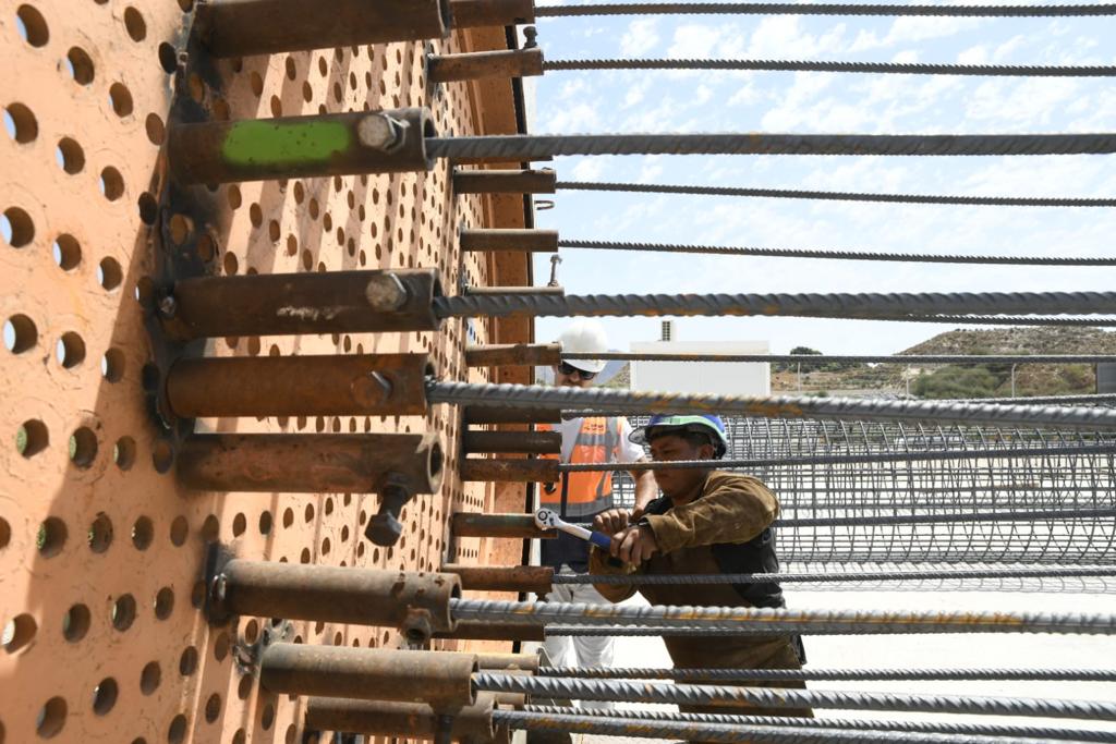 Las obras del AVE en Almería, previstas para su finalización en 2026.