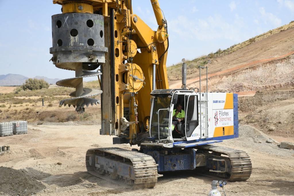 Las obras del AVE en Almería, previstas para su finalización en 2026.