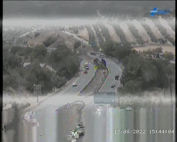 Imagen de la A-92 a la altura de Riofrío, en Granada.