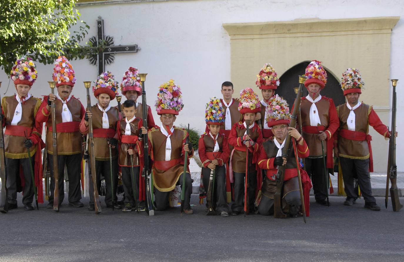 Imagen de los mosqueteros de Béznar en una celebración anterior.
