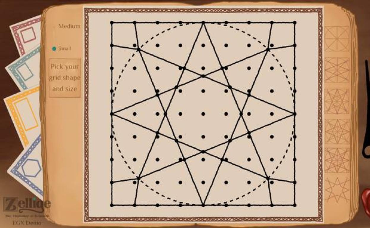 El juego ofrece herramientas para crear gran variedad de mosaicos. 