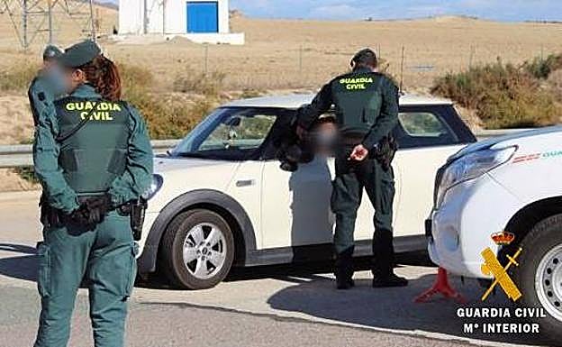 El coche del detenido.