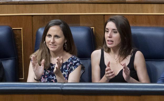 Ione Belarra e Irene Montero.