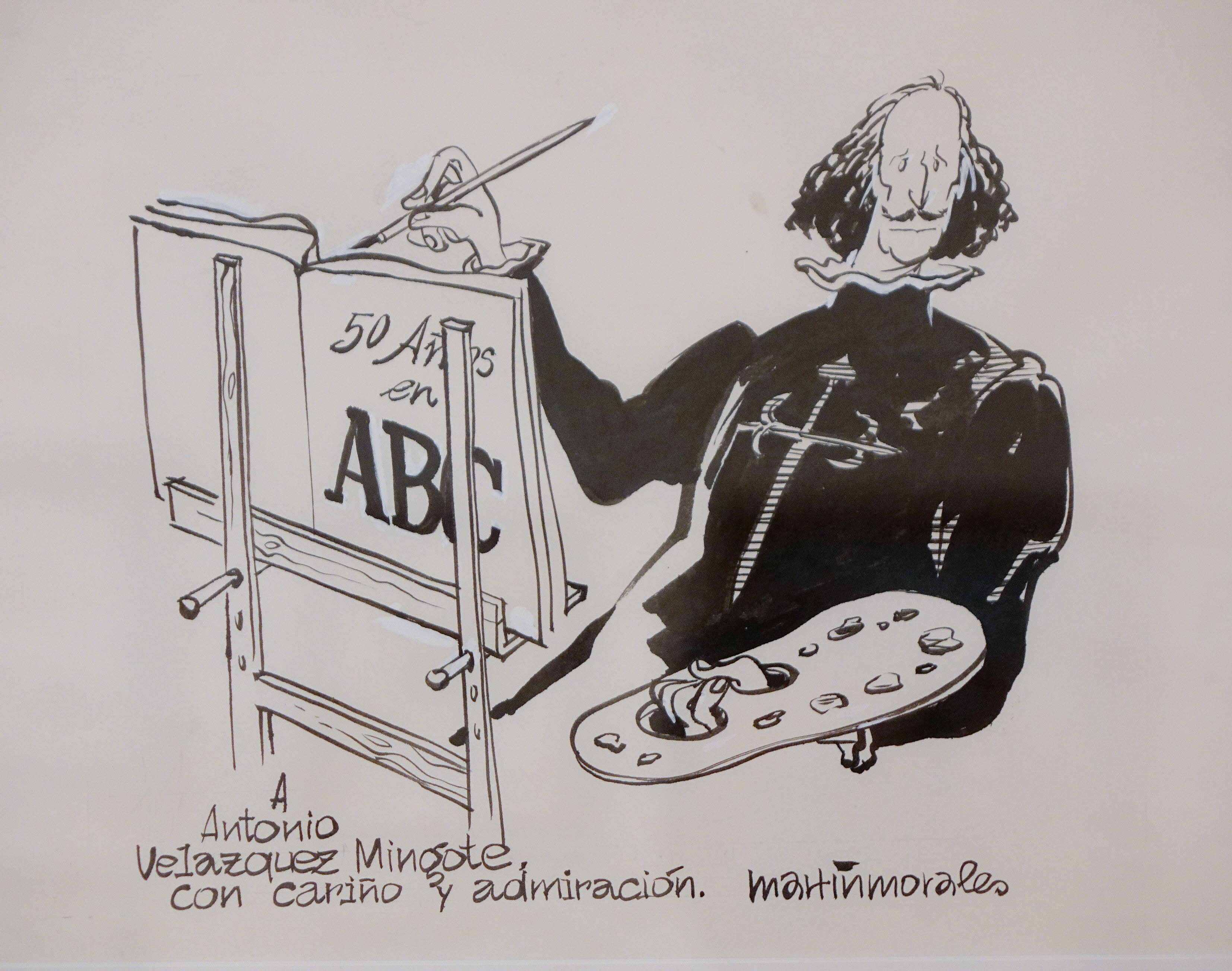 El Centro Cultural CajaGranada de Puerta Real acogió en 2016 una muestra retrospectiva del dibujante