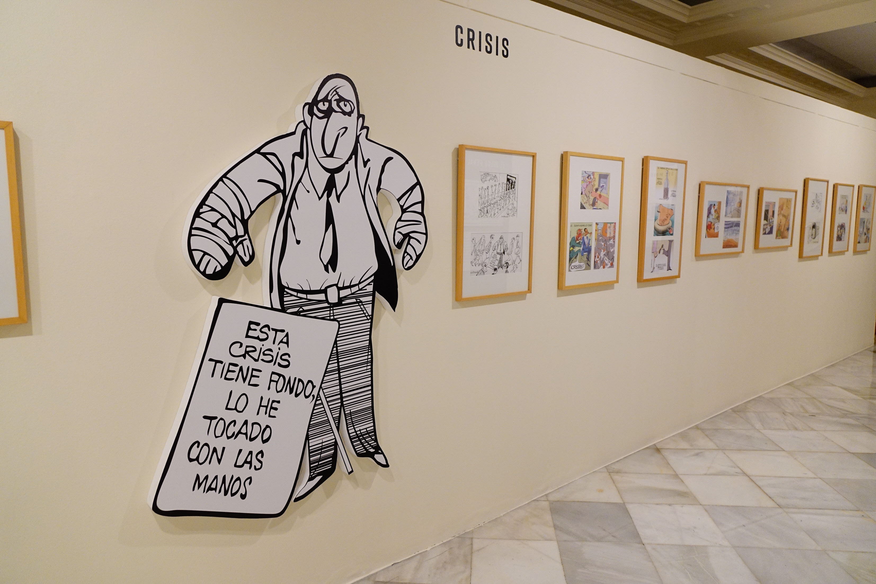 El Centro Cultural CajaGranada de Puerta Real acogió en 2016 una muestra retrospectiva del dibujante