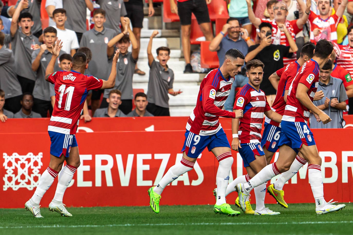 Repasa en fotos los mejores momentos del partido disputado este lunes en Los Cármenes