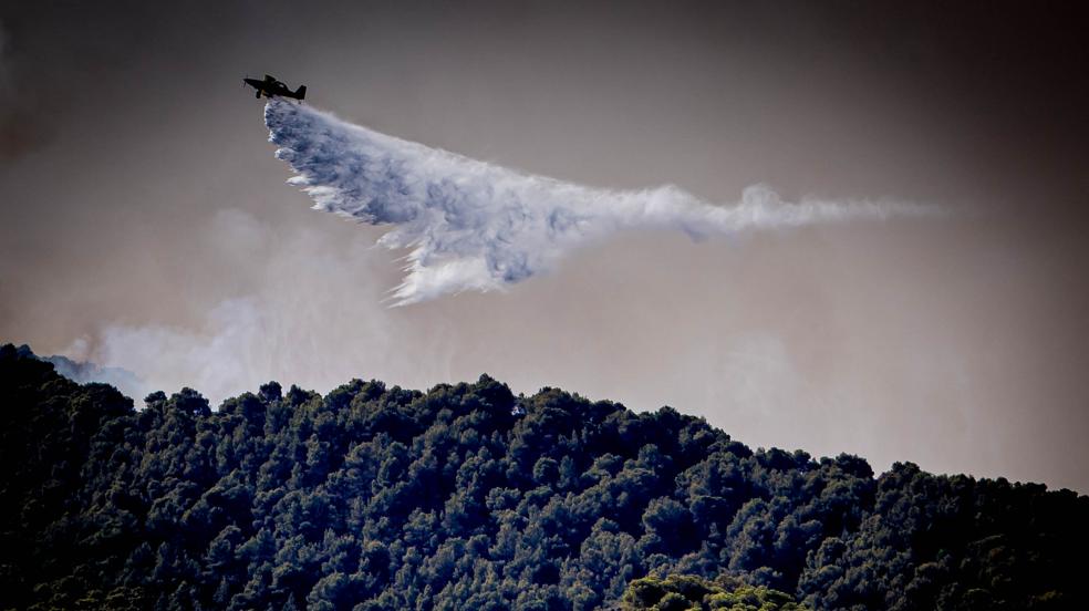 Las imágenes del incendio de Los Guájares